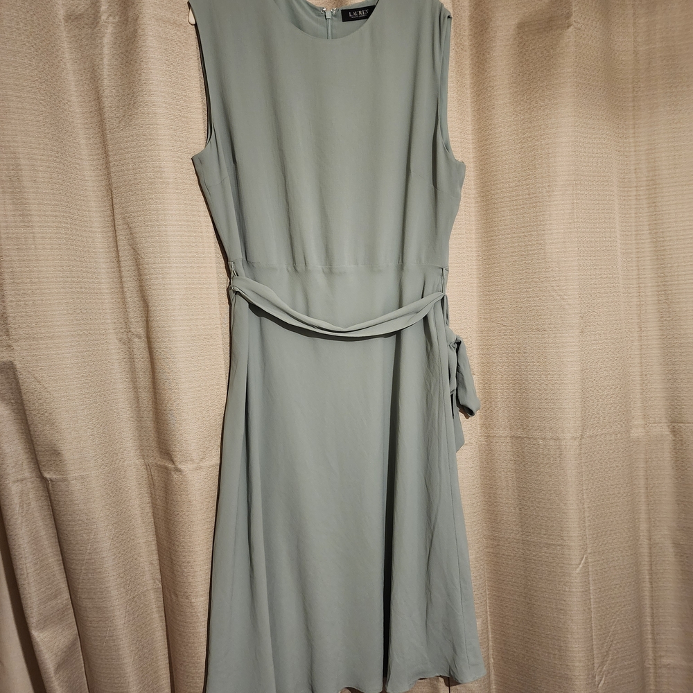 Polo by Ralph Lauren Women's Midi Dress in Soft Green